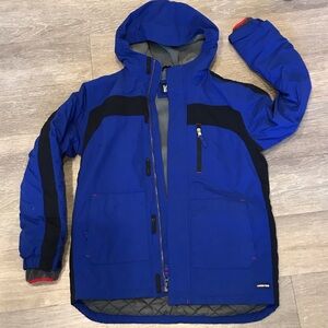 Lands' End Kids Blue and Black Puffer Jacket